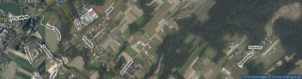 Zdjęcie satelitarne Brzozowa ul.